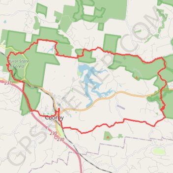 Yurol State Forest Loop trail, distance, elevation, map, profile, GPS track