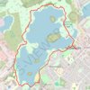 Yellowknife - Frame Lake trail, distance, elevation, map, profile, GPS track