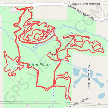 Luton Park MTB Loop trail, distance, elevation, map, profile, GPS track
