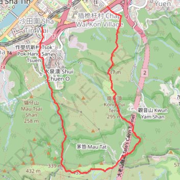 Dome hill trail, distance, elevation, map, profile, GPS track