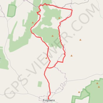 Eugowra - House of Commons Mountain loop trail, distance, elevation, map, profile, GPS track