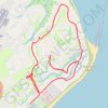 Island Club run trail, distance, elevation, map, profile, GPS track