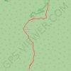 Telescope Peak trail, distance, elevation, map, profile, GPS track