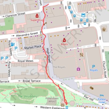 Tracked with OSMTracker for Android™ trail, distance, elevation, map, profile, GPS track