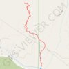 Toe approach trail, distance, elevation, map, profile, GPS track