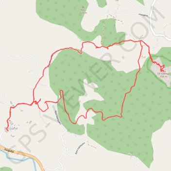 Ostrvica preko Zagađa trail, distance, elevation, map, profile, GPS track