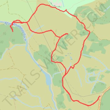 Rhigos Mountain windfarm trail, distance, elevation, map, profile, GPS track