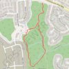 Warbler Woods Loop trail, distance, elevation, map, profile, GPS track