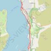 Fairlie to Largs Walk trail, distance, elevation, map, profile, GPS track