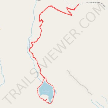 Heather Lake Loop trail, distance, elevation, map, profile, GPS track