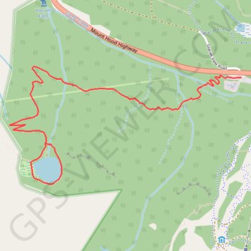 Mirror Lake Loop trail, distance, elevation, map, profile, GPS track