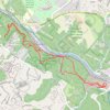 Hike through Patapsco Valley State Park Ilchester Area trail, distance, elevation, map, profile, GPS track