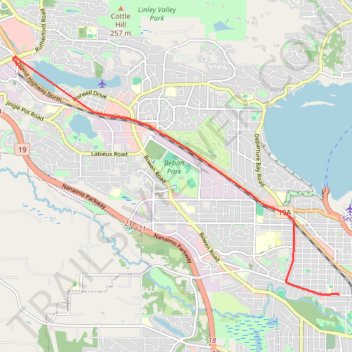 2026-04-09--21-06-57 trail, distance, elevation, map, profile, GPS track