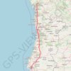 Camino Portugues Central trail, distance, elevation, map, profile, GPS track