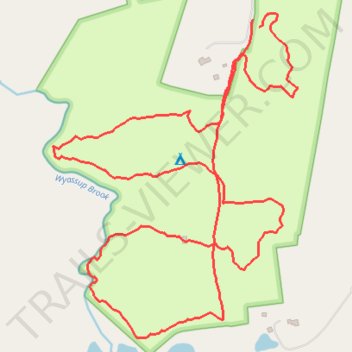 Tefftwald Preserve Trails trail, distance, elevation, map, profile, GPS track
