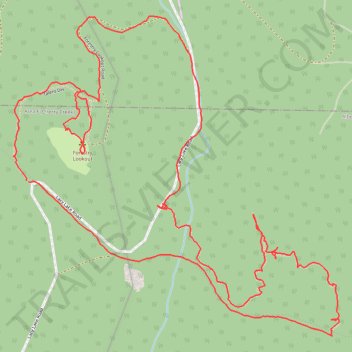 Forestry Lookout and 3 Sisters Loop trail, distance, elevation, map, profile, GPS track