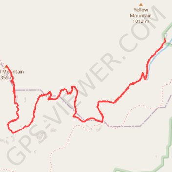 Blood Mountain via Byron Reece Trail and Appalachian Trail in Blood Mountain Wilderness trail, distance, elevation, map, profile, GPS track