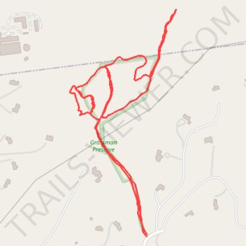 Grossman Preserve trails trail, distance, elevation, map, profile, GPS track
