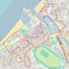 Trouville Deauville 9km trail, distance, elevation, map, profile, GPS track