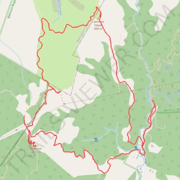 2023-12-27_11-33_Wed trail, distance, elevation, map, profile, GPS track
