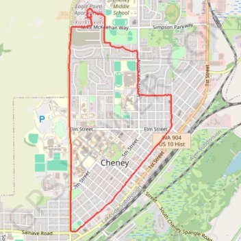 2016-08-22 20:01:30 trail, distance, elevation, map, profile, GPS track