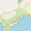 Lantivet Bay trail, distance, elevation, map, profile, GPS track