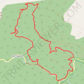 Trail Run trail, distance, elevation, map, profile, GPS track