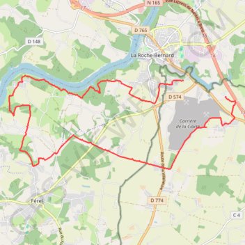 Parcour Herbignac ferel 20/11/22 trail, distance, elevation, map, profile, GPS track