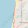 Nye Beach trail, distance, elevation, map, profile, GPS track