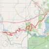 Minnesota Voyageur Trail Ultramarathon trail, distance, elevation, map, profile, GPS track