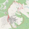 Wall Street, Navajo Loop and Queens Garden Loop Trail in Bryce Canyon National Park trail, distance, elevation, map, profile, GPS track