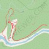 Trails at a spot on the Rogue River trail, distance, elevation, map, profile, GPS track