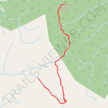 Raspberry Mountain Trail trail, distance, elevation, map, profile, GPS track