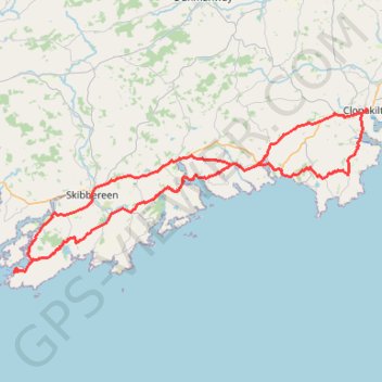 Baltimore spin trail, distance, elevation, map, profile, GPS track