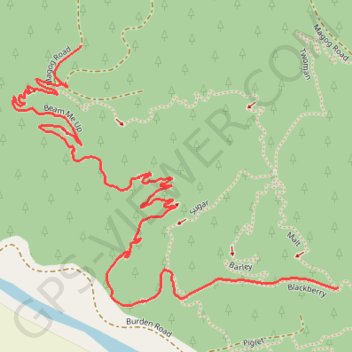 Beam Me Up Eskdale MTB trail, distance, elevation, map, profile, GPS track