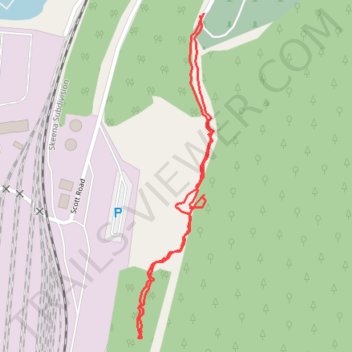 King Tree, Secret Fort trail, distance, elevation, map, profile, GPS track