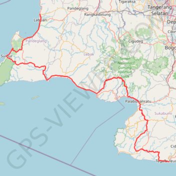 Benjaw day 1 trail, distance, elevation, map, profile, GPS track