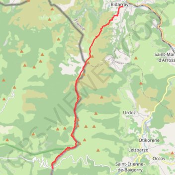 J1 V.Classique trail, distance, elevation, map, profile, GPS track