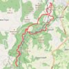 Gradac trail, distance, elevation, map, profile, GPS track