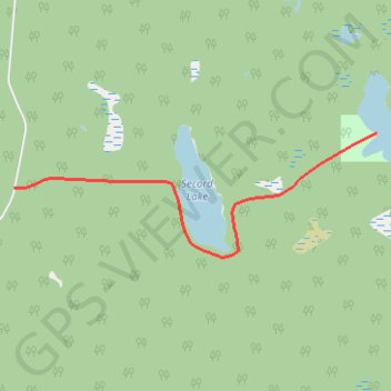 Gluten Lake Trail trail, distance, elevation, map, profile, GPS track