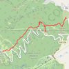 Northcourse and Capulin Peak trail, distance, elevation, map, profile, GPS track