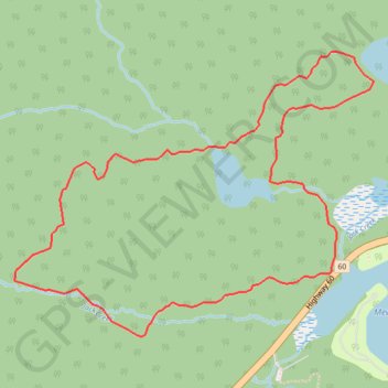 Bat Lake Trail trail, distance, elevation, map, profile, GPS track