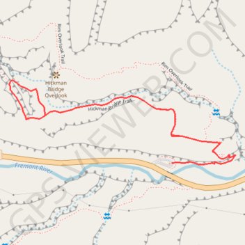 Hickman Bridge trail, distance, elevation, map, profile, GPS track