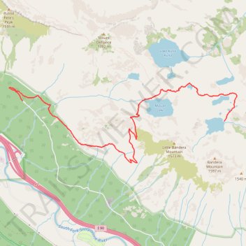 Island Lake via Ira Spring Trail, Mason Lake and Mount Defiance Trail in Alpine Lakes Wilderness trail, distance, elevation, map, profile, GPS track