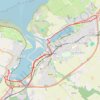 Lelant Saltings to Loggan's Moor trail, distance, elevation, map, profile, GPS track